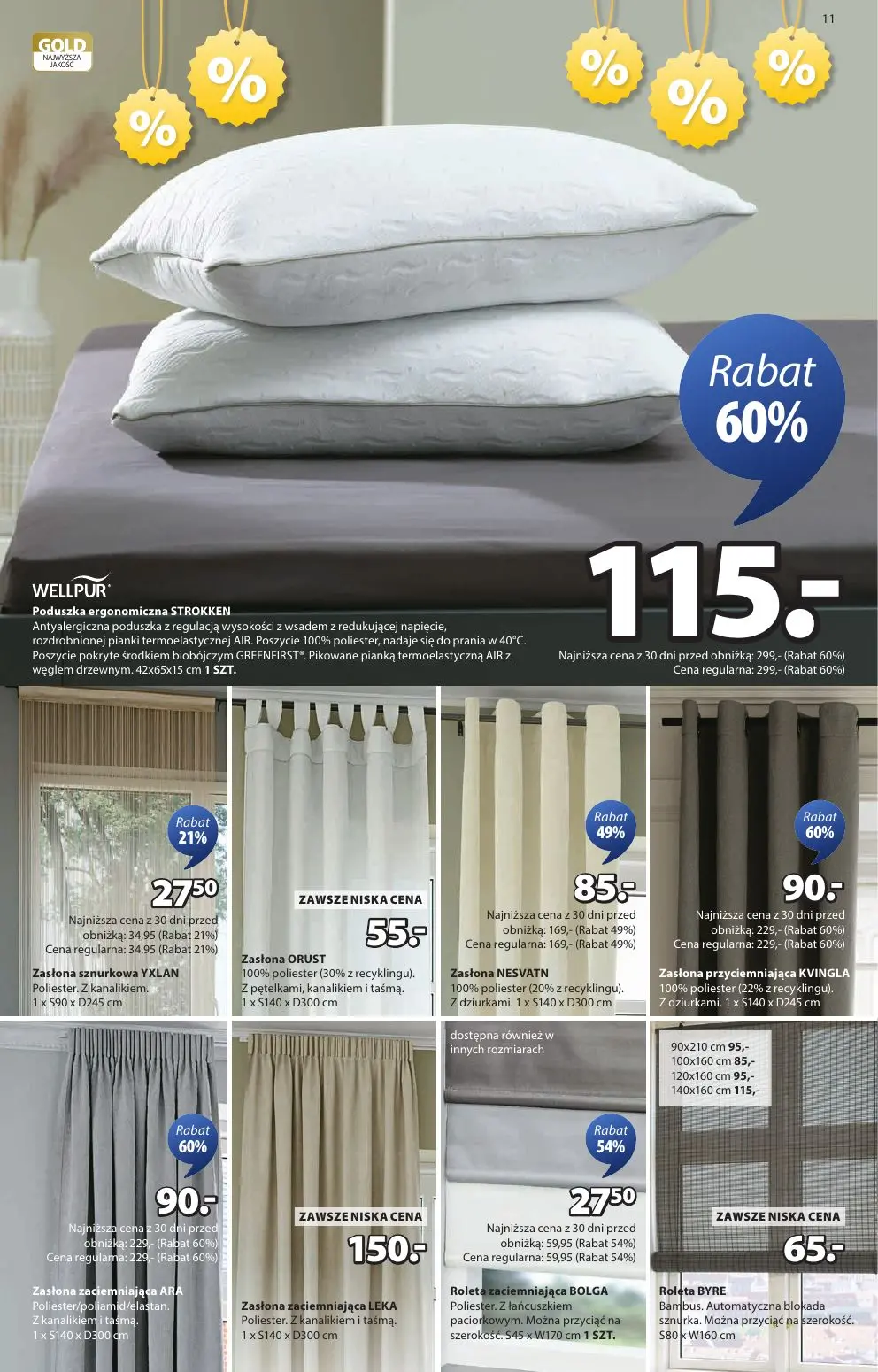 gazetka promocyjna JYSK Wyprzedaż - rabaty do 70% - Strona 11