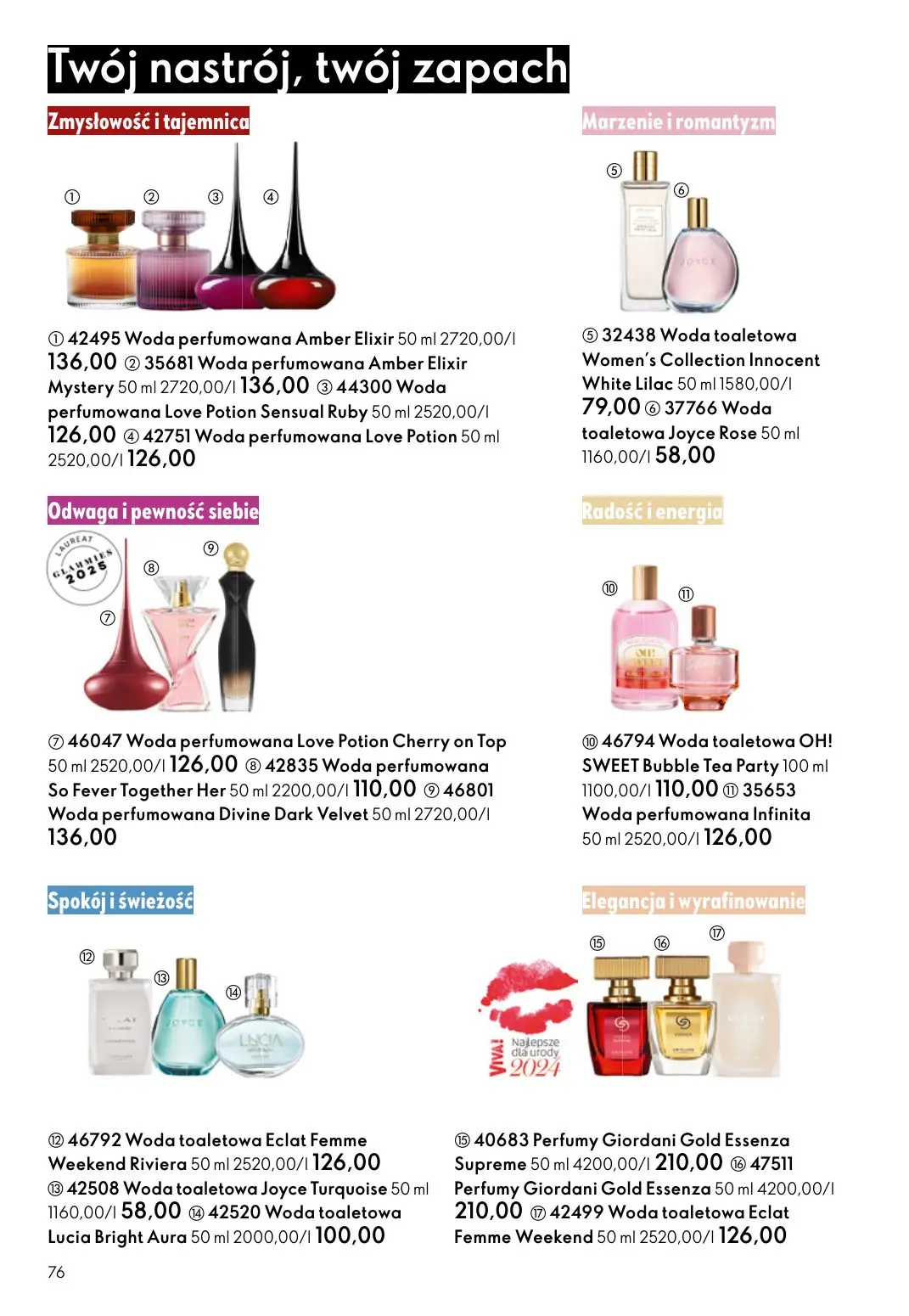 gazetka promocyjna ORIFLAME Nowy początek - Strona 76