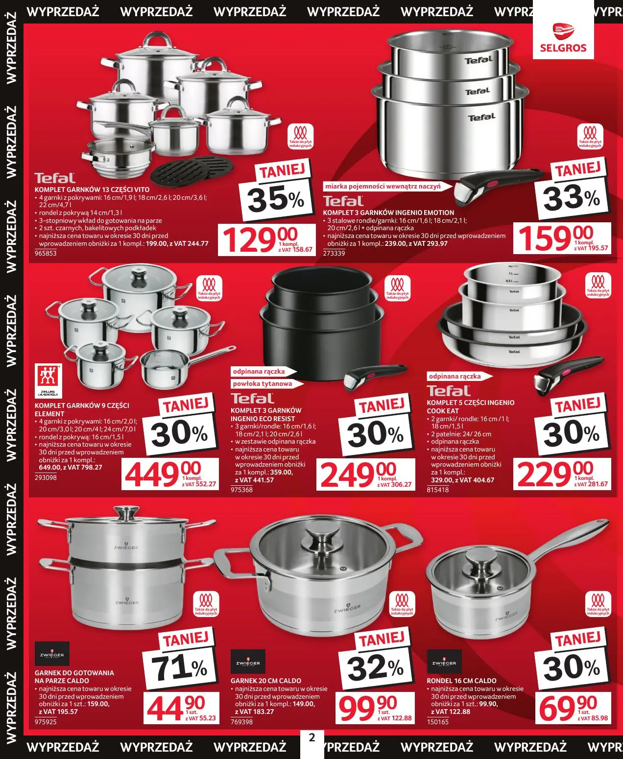 gazetka promocyjna SELGROS Oferta wyprzedażowa - Strona 2