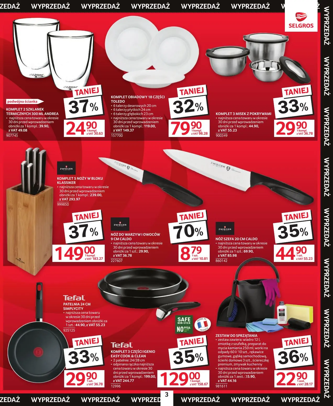 gazetka promocyjna SELGROS Oferta wyprzedażowa - Strona 3