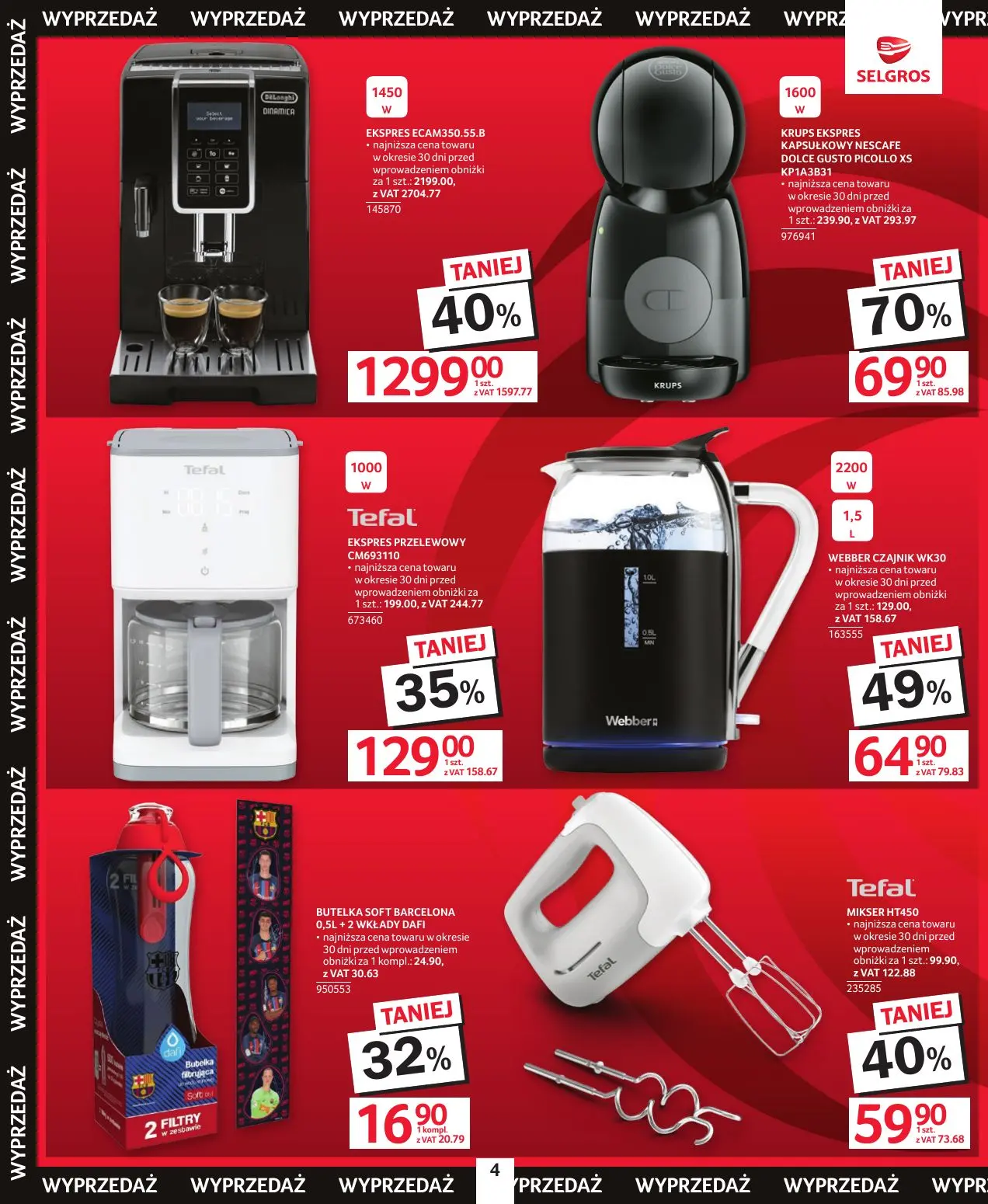 gazetka promocyjna SELGROS Oferta wyprzedażowa - Strona 4
