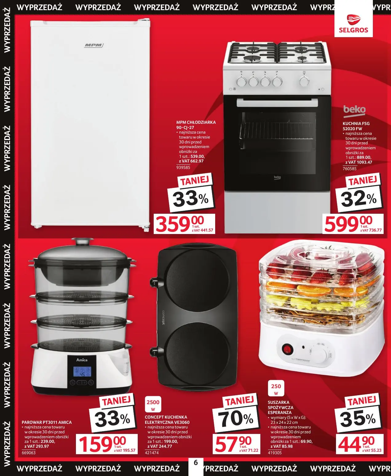 gazetka promocyjna SELGROS Oferta wyprzedażowa - Strona 6