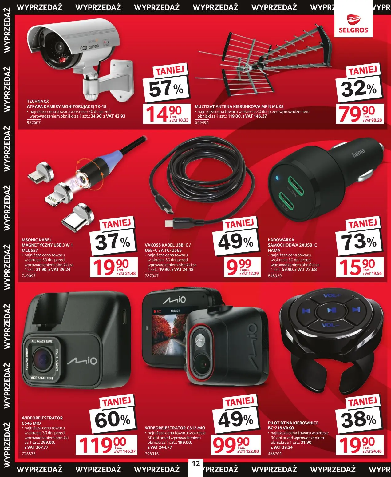 gazetka promocyjna SELGROS Oferta wyprzedażowa - Strona 12