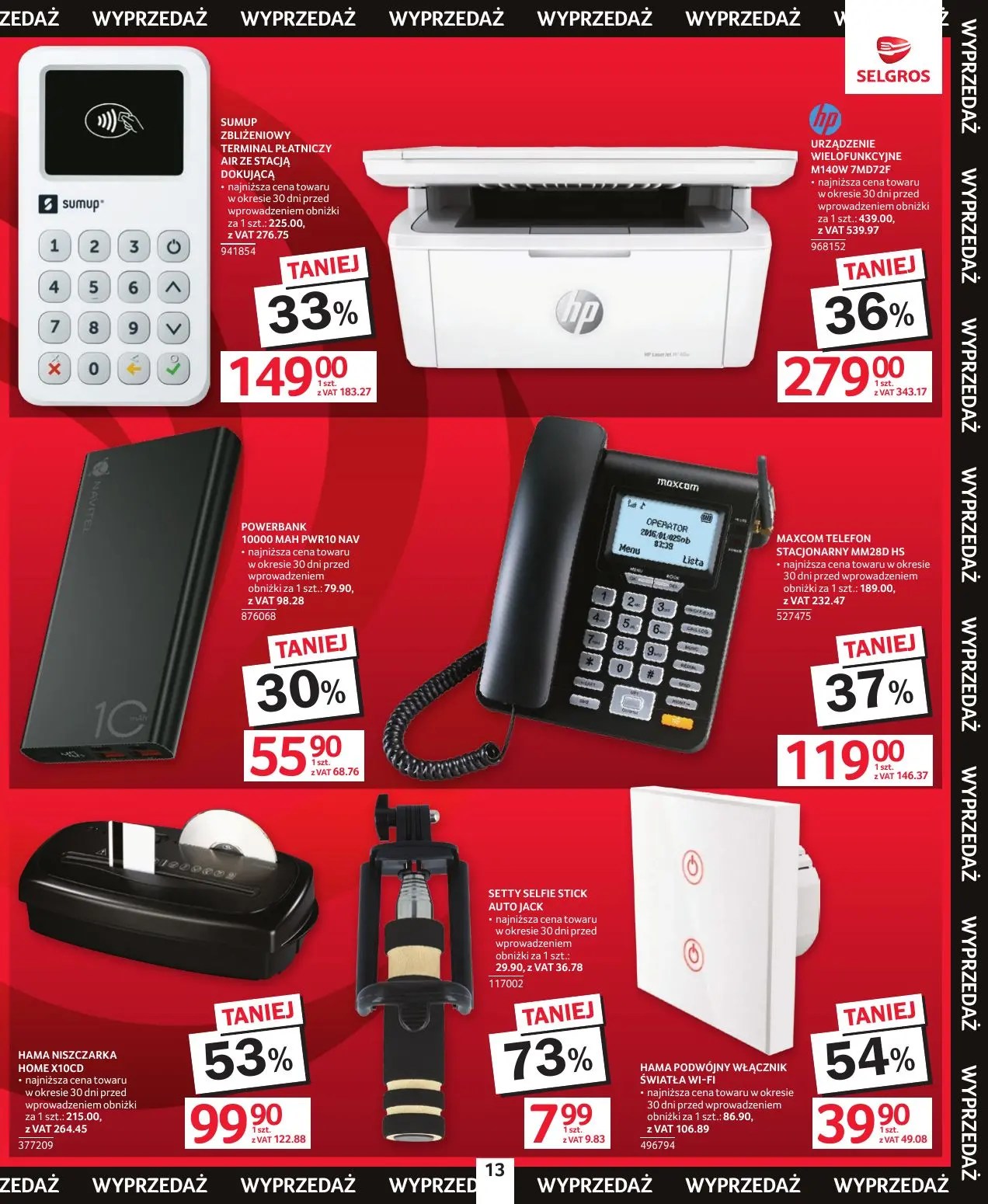 gazetka promocyjna SELGROS Oferta wyprzedażowa - Strona 13