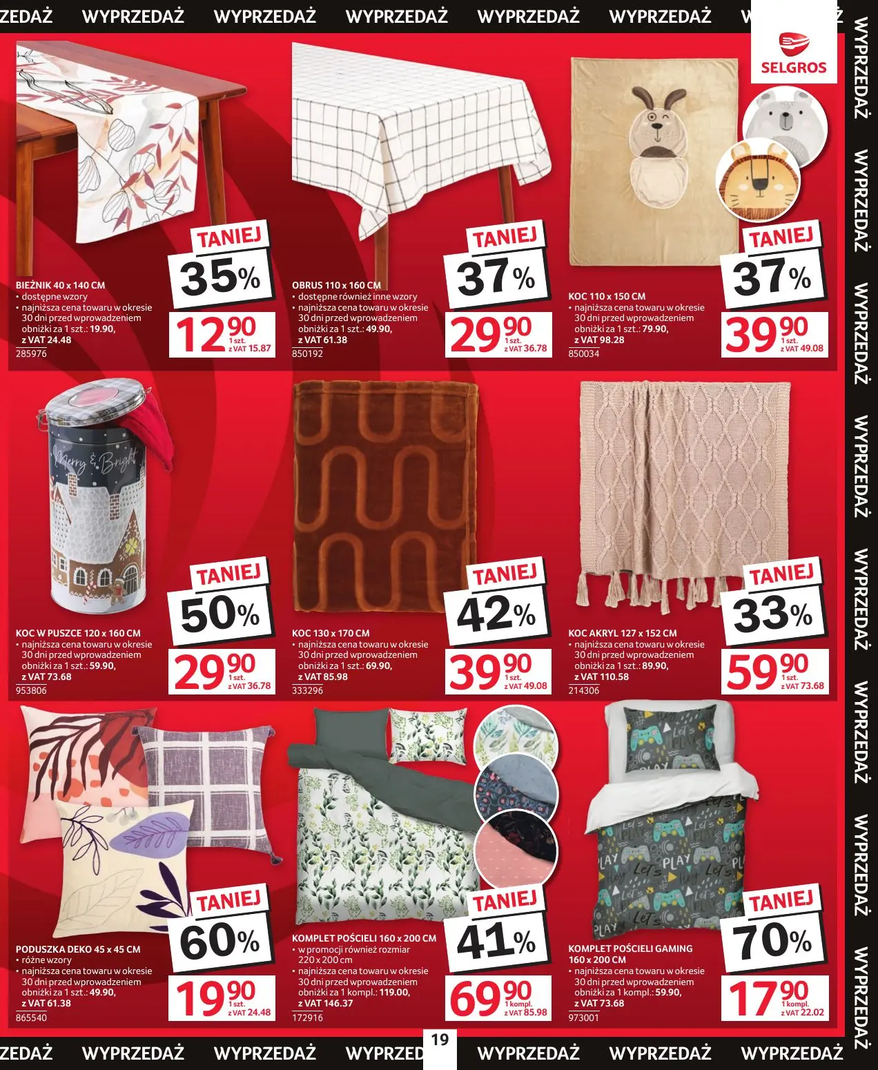 gazetka promocyjna SELGROS Oferta wyprzedażowa - Strona 19