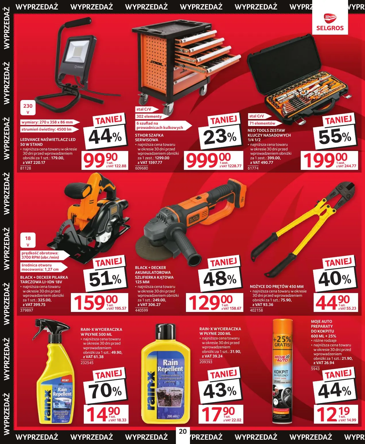 gazetka promocyjna SELGROS Oferta wyprzedażowa - Strona 20