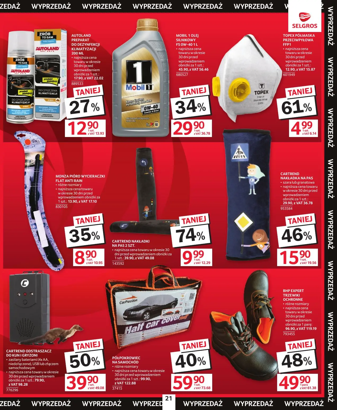 gazetka promocyjna SELGROS Oferta wyprzedażowa - Strona 21