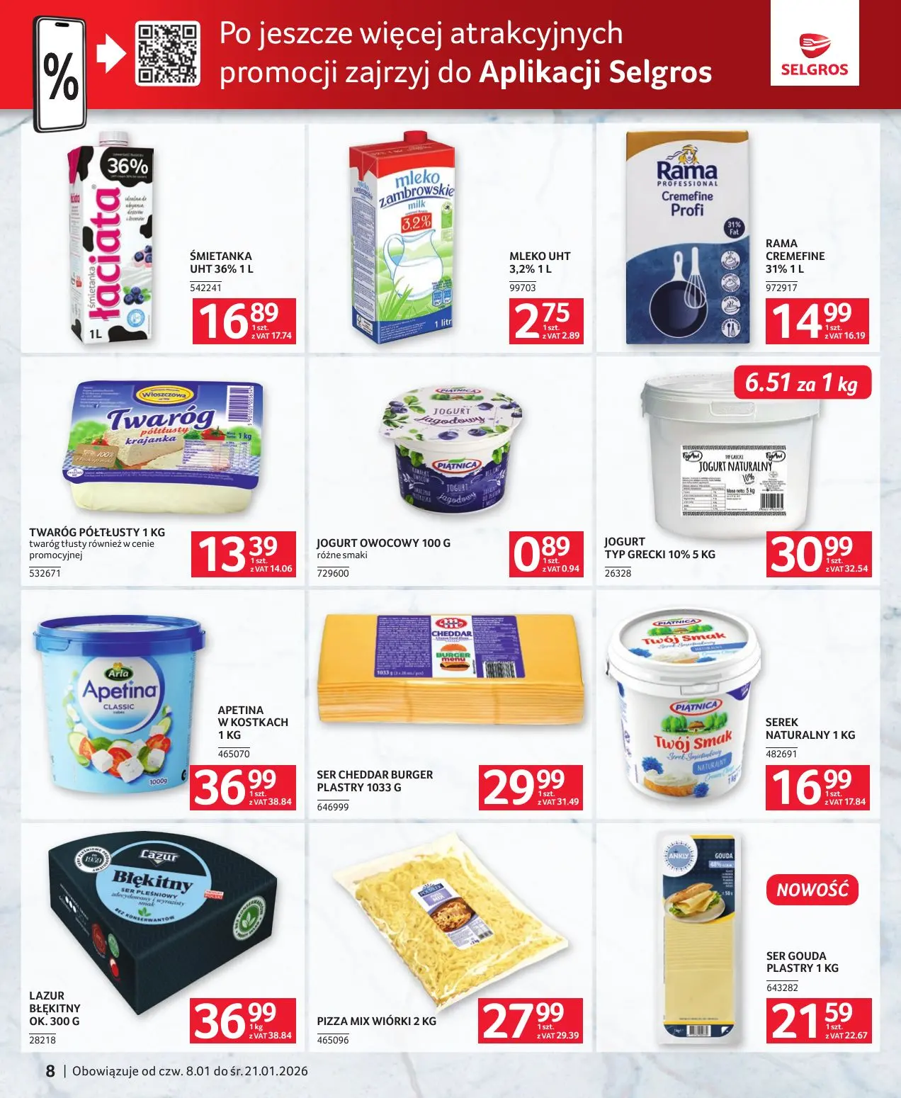 gazetka promocyjna SELGROS Oferta gastronomiczna - Strona 8