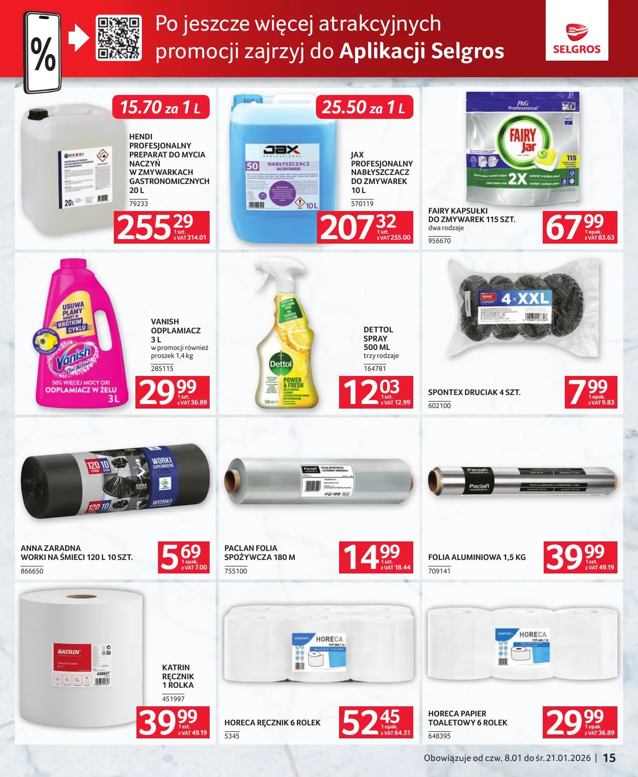 gazetka promocyjna SELGROS Oferta gastronomiczna - Strona 15