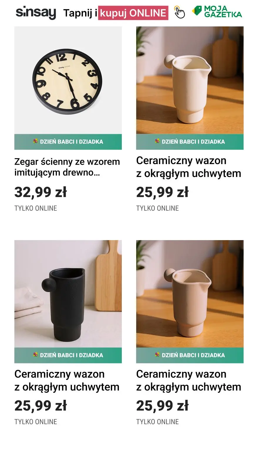 gazetka promocyjna Sinsay 💐 Dzień Babci i Dziadka - Strona 9