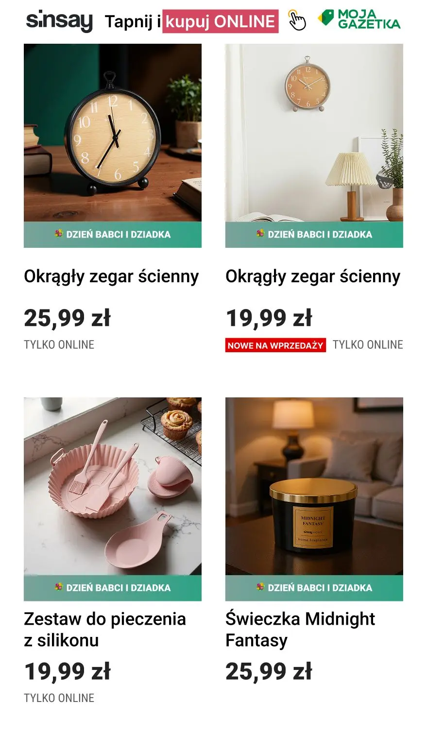 gazetka promocyjna Sinsay 💐 Dzień Babci i Dziadka - Strona 10