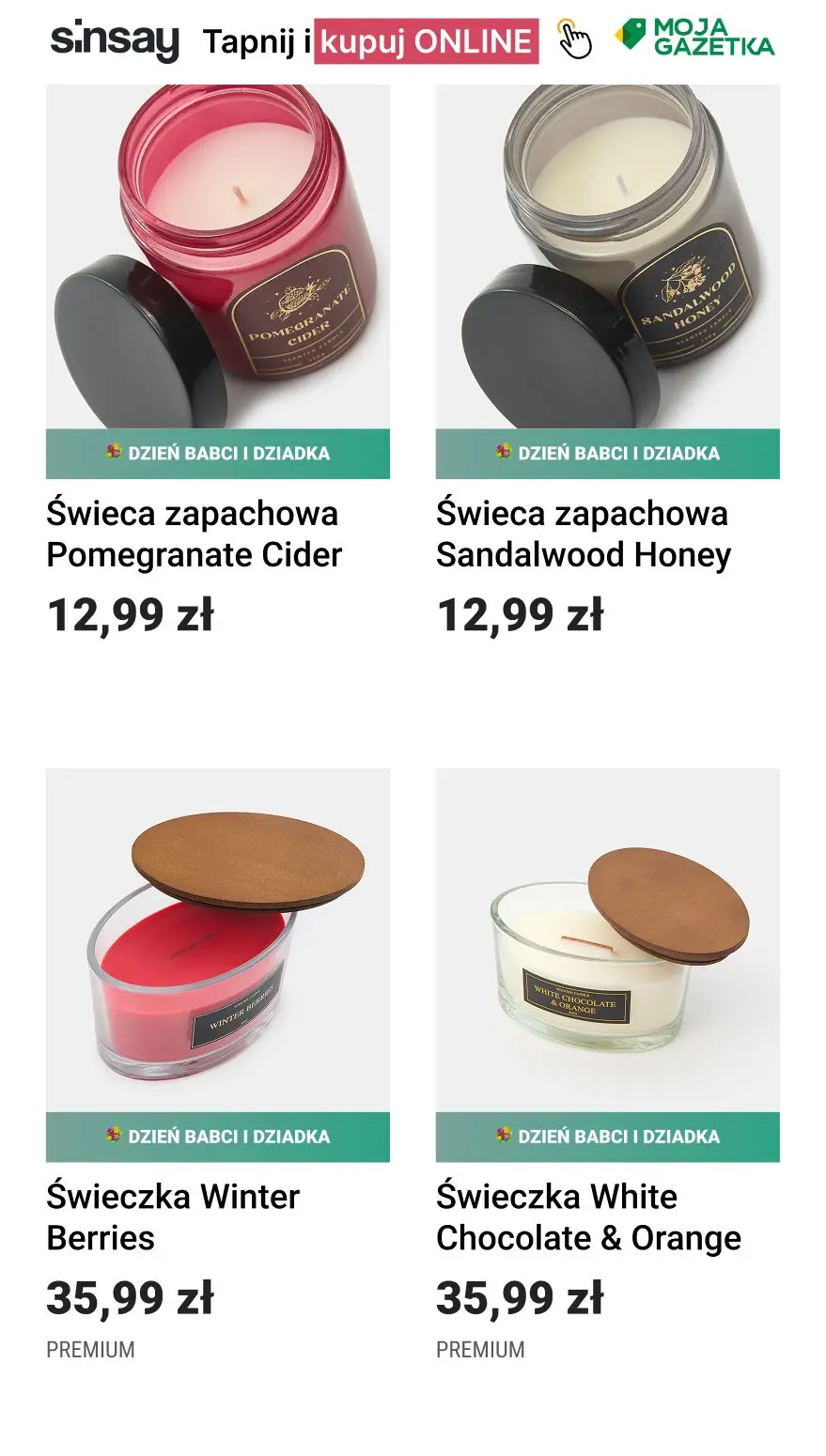 gazetka promocyjna Sinsay 💐 Dzień Babci i Dziadka - Strona 12