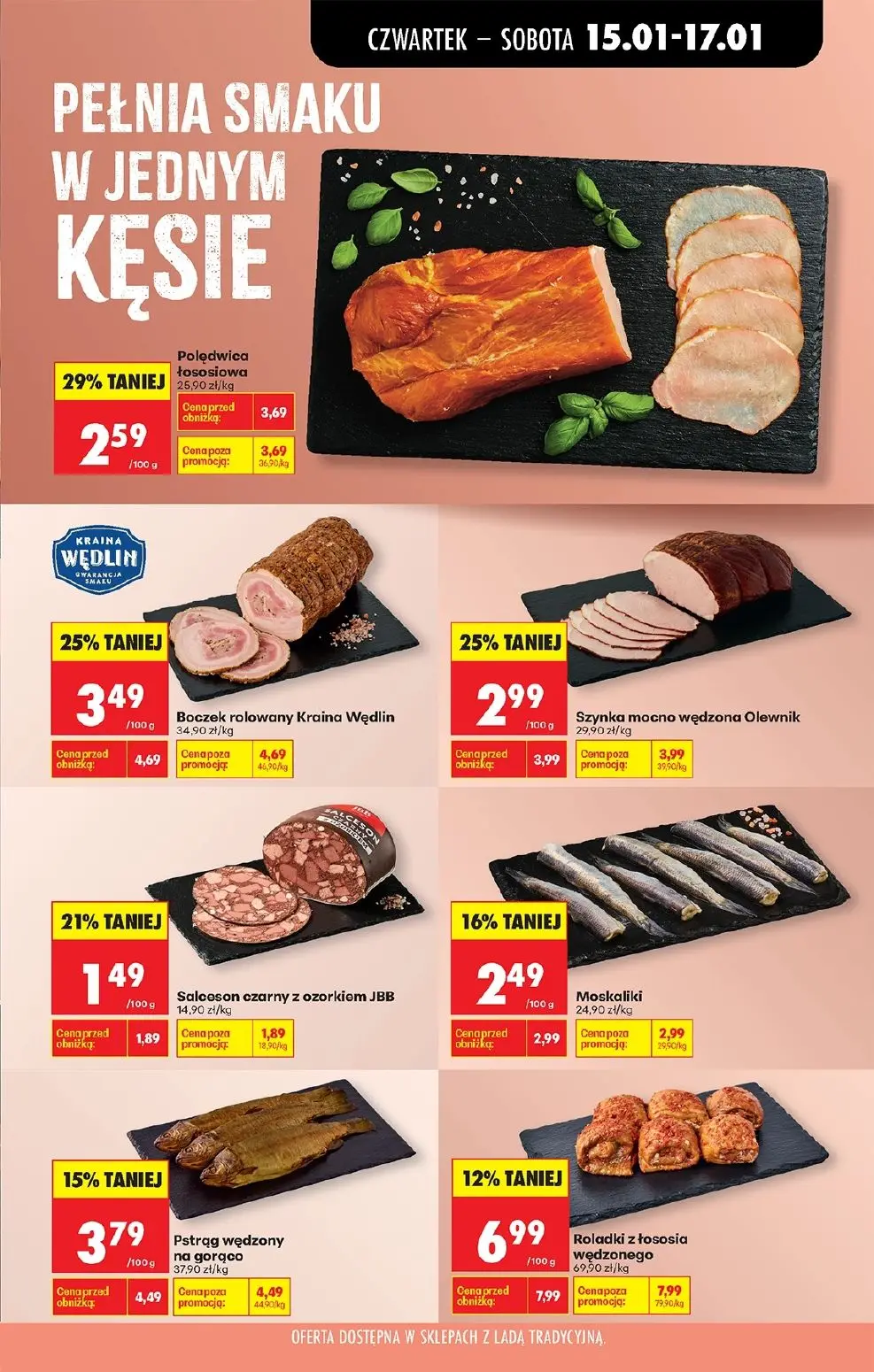 gazetka promocyjna Biedronka Od czwartku. Lada tradycyjna - Strona 37