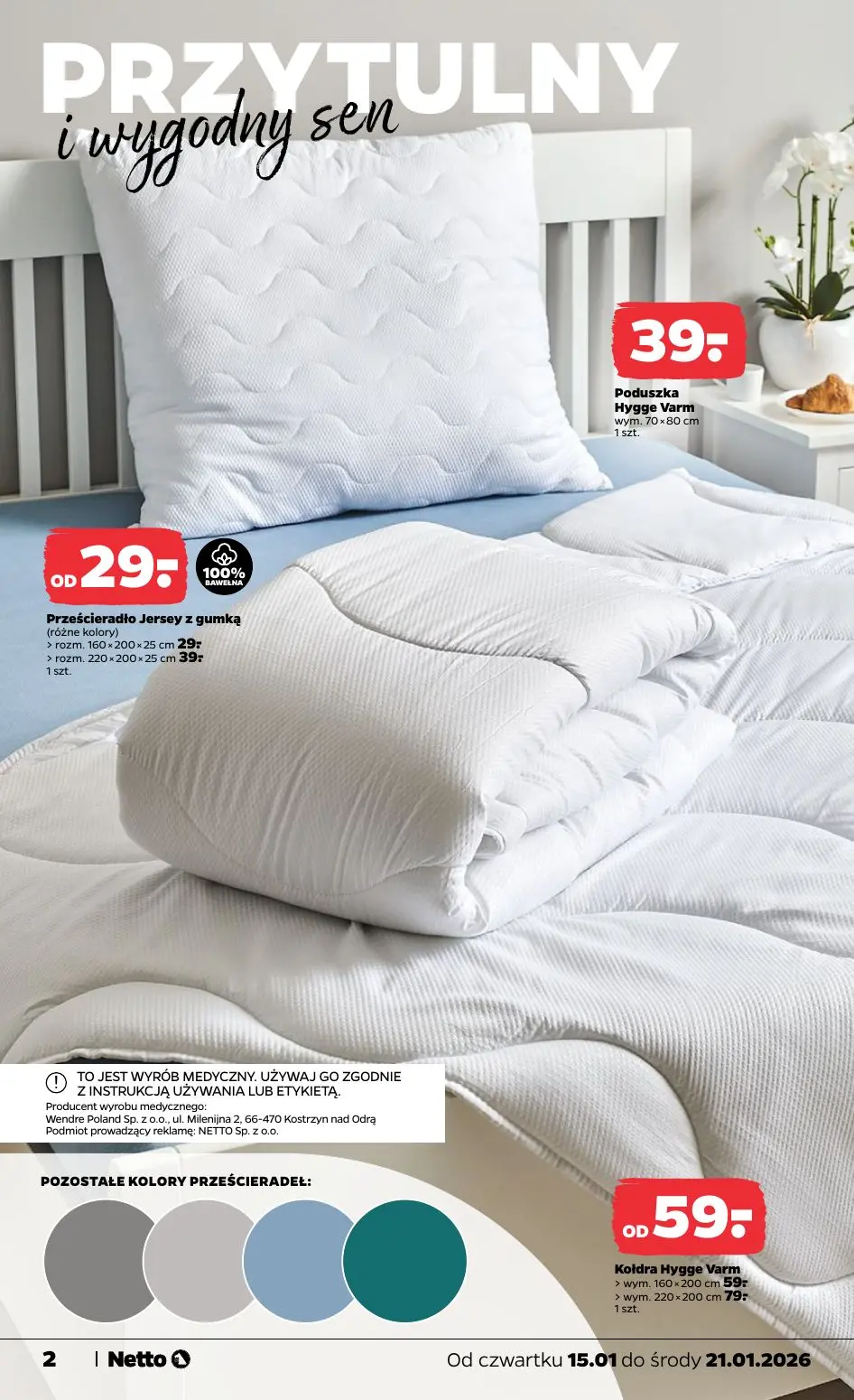 gazetka promocyjna NETTO Temat tygodnia: kołdry i pościele - Strona 2