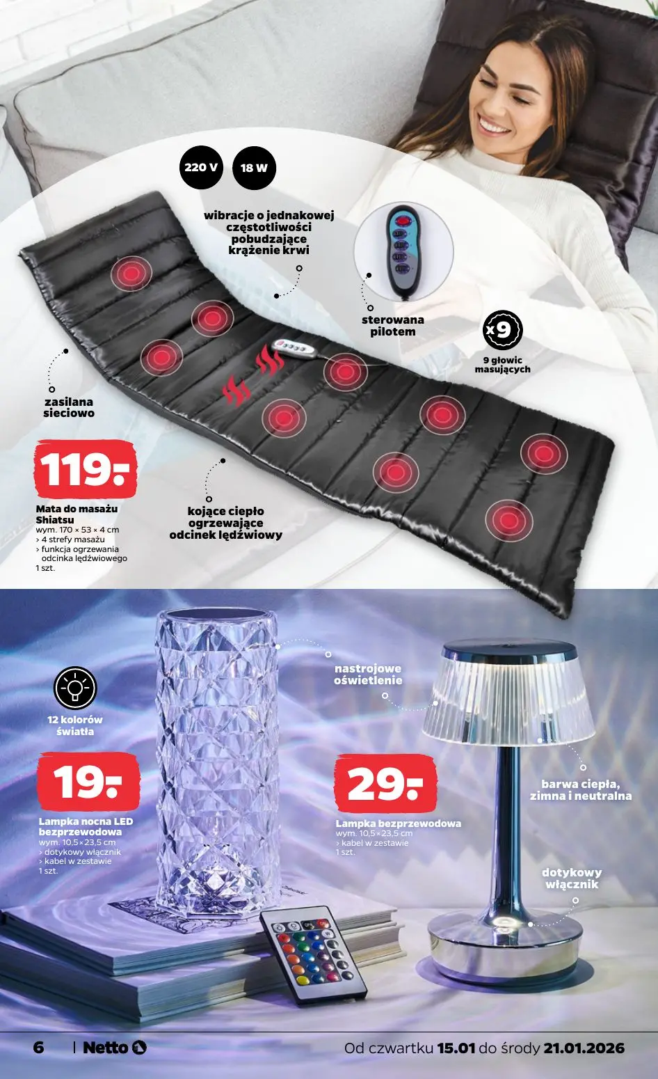 gazetka promocyjna NETTO Temat tygodnia: kołdry i pościele - Strona 6