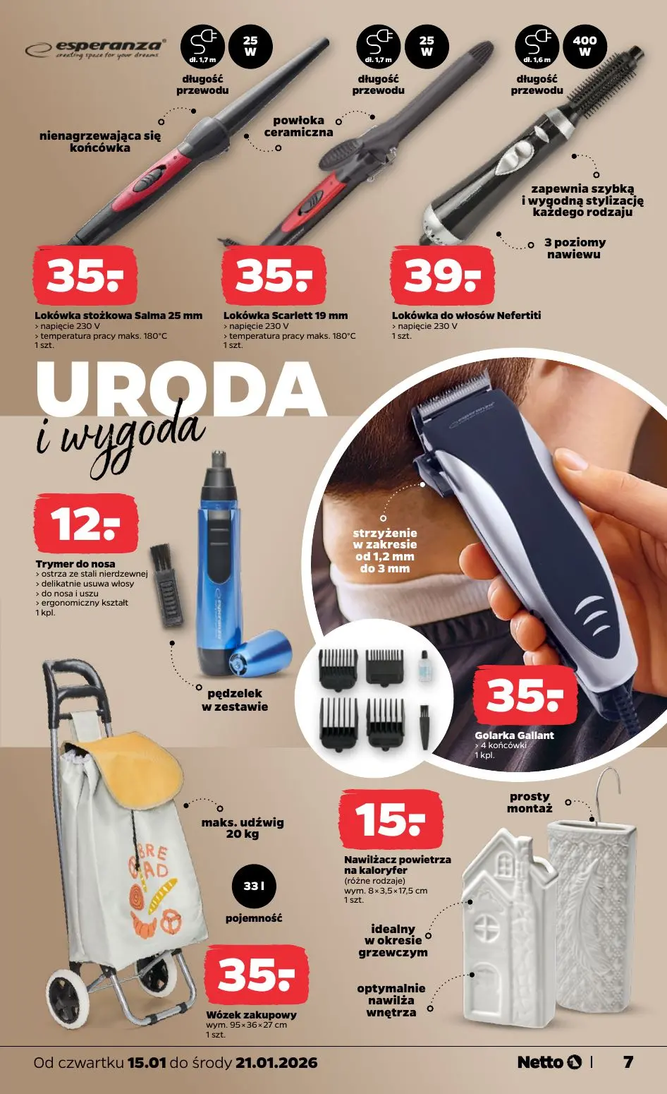 gazetka promocyjna NETTO Temat tygodnia: kołdry i pościele - Strona 7