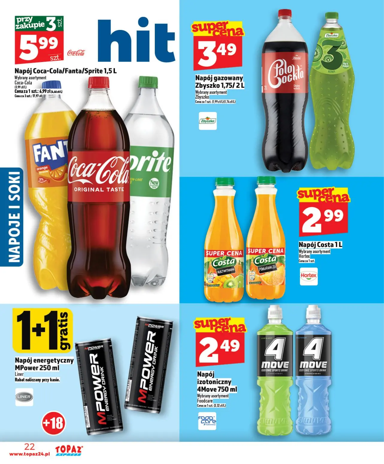 gazetka promocyjna Topaz Express - Strona 22