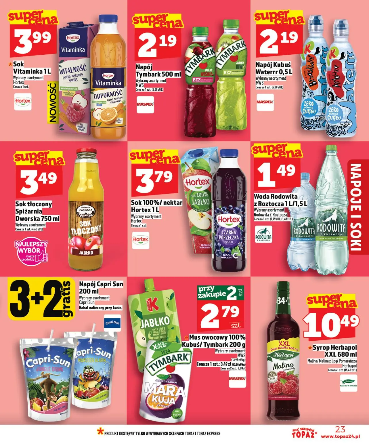 gazetka promocyjna Topaz Ogólna - Strona 23