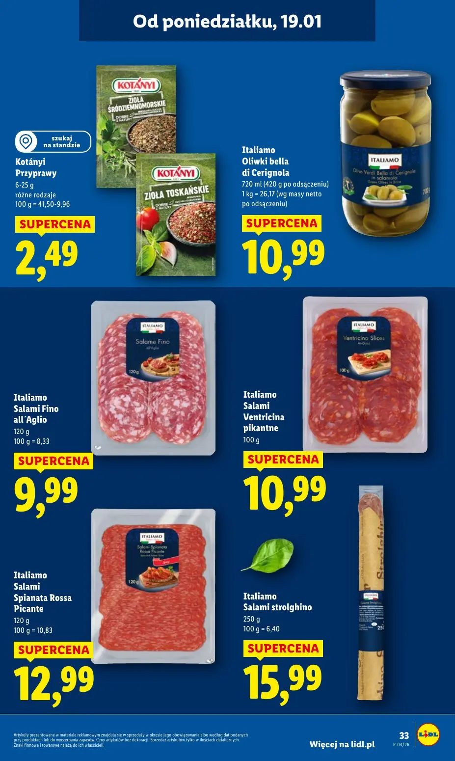 gazetka promocyjna LIDL Od poniedziałku - Strona 33