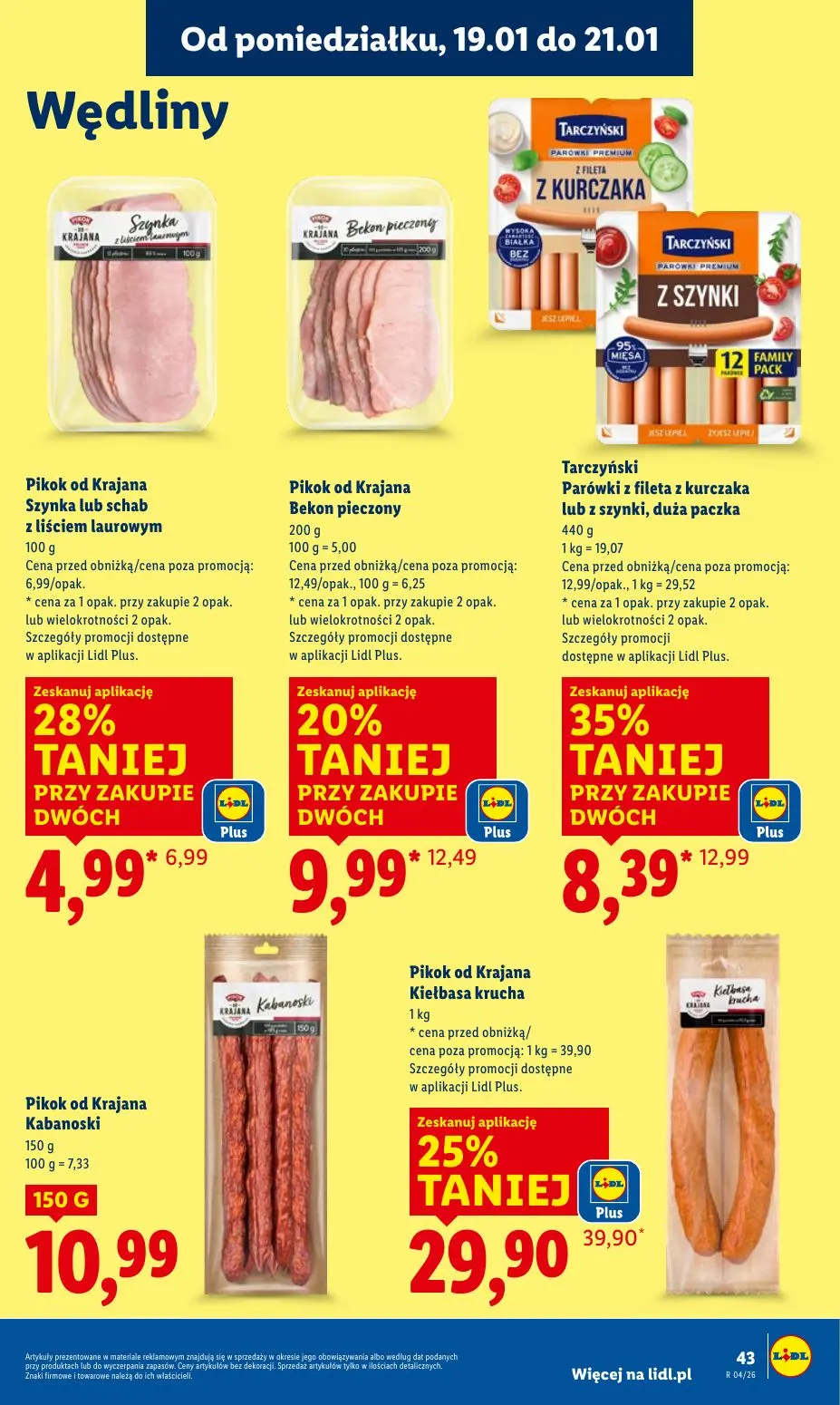 gazetka promocyjna LIDL Od poniedziałku - Strona 43