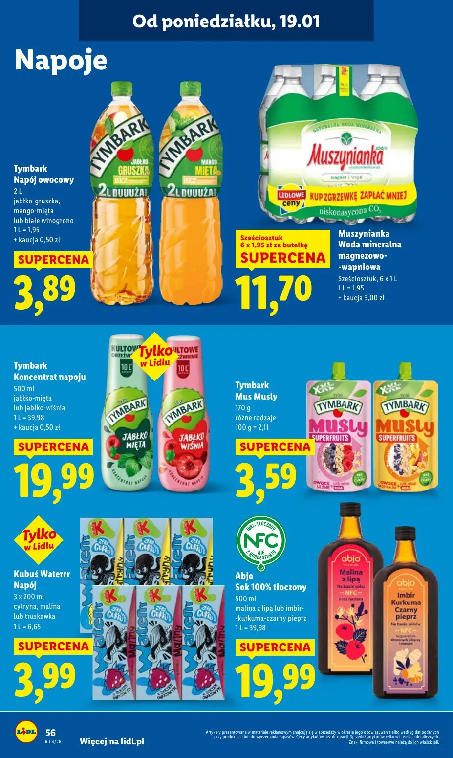 gazetka promocyjna LIDL Od poniedziałku - Strona 56