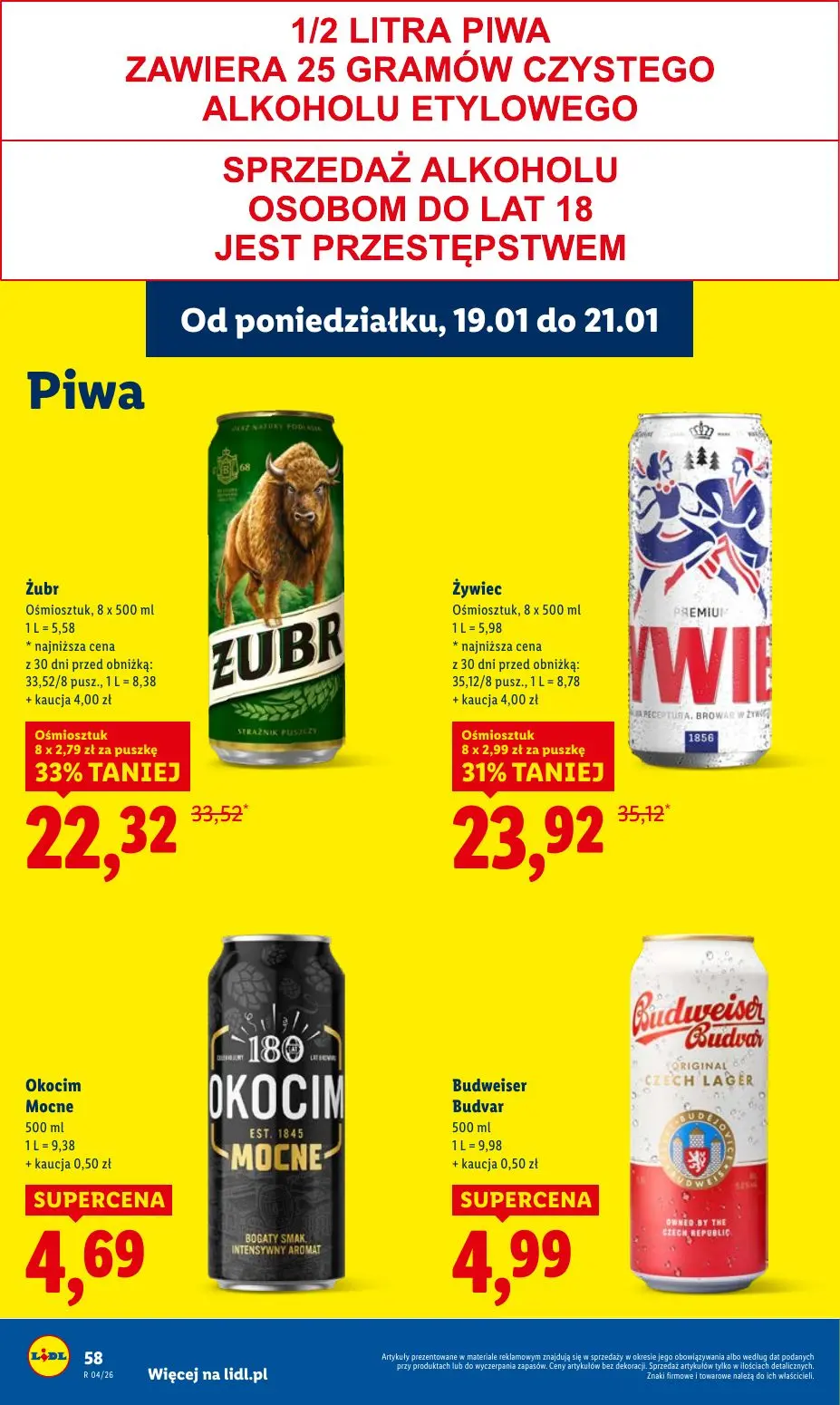 gazetka promocyjna LIDL Od poniedziałku - Strona 58