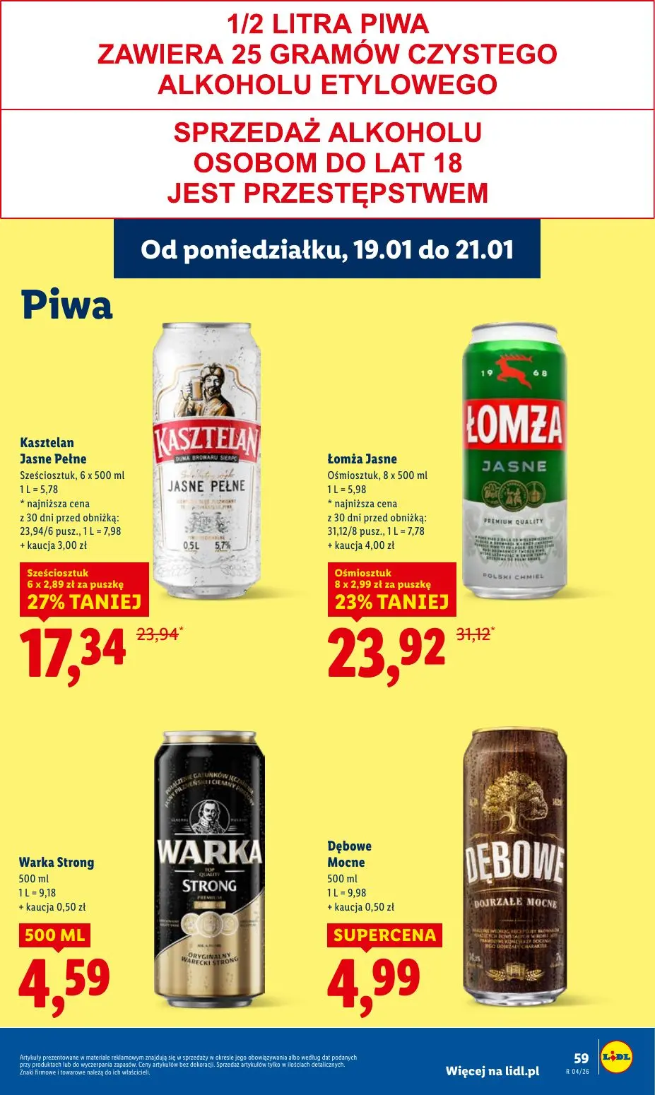 gazetka promocyjna LIDL Od poniedziałku - Strona 59