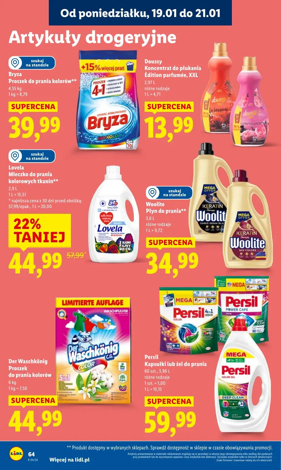 gazetka promocyjna LIDL Od poniedziałku - Strona 64
