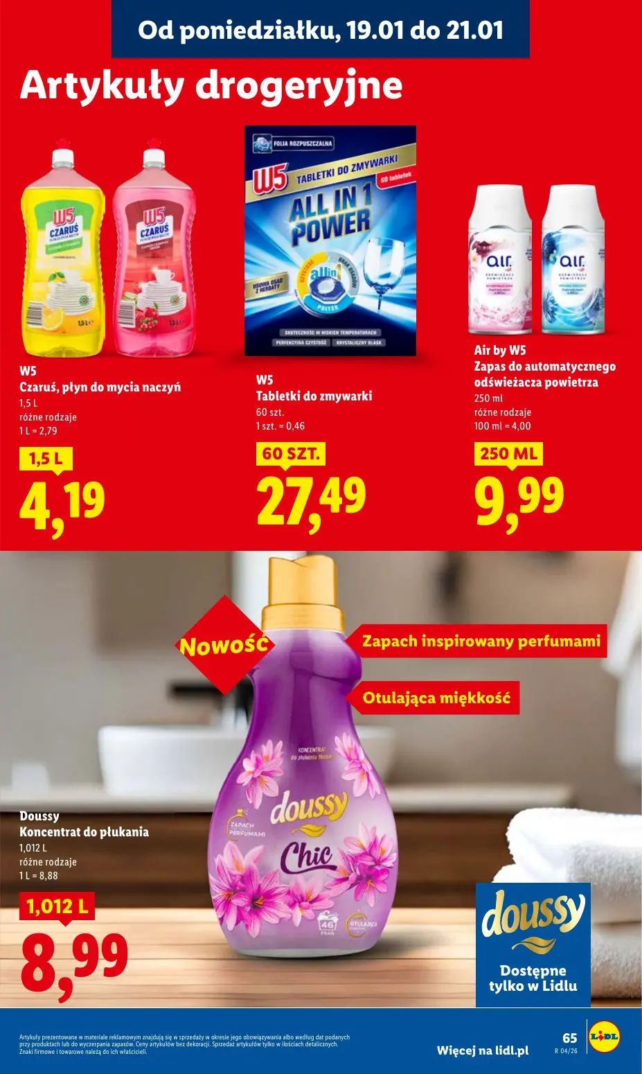 gazetka promocyjna LIDL Od poniedziałku - Strona 65