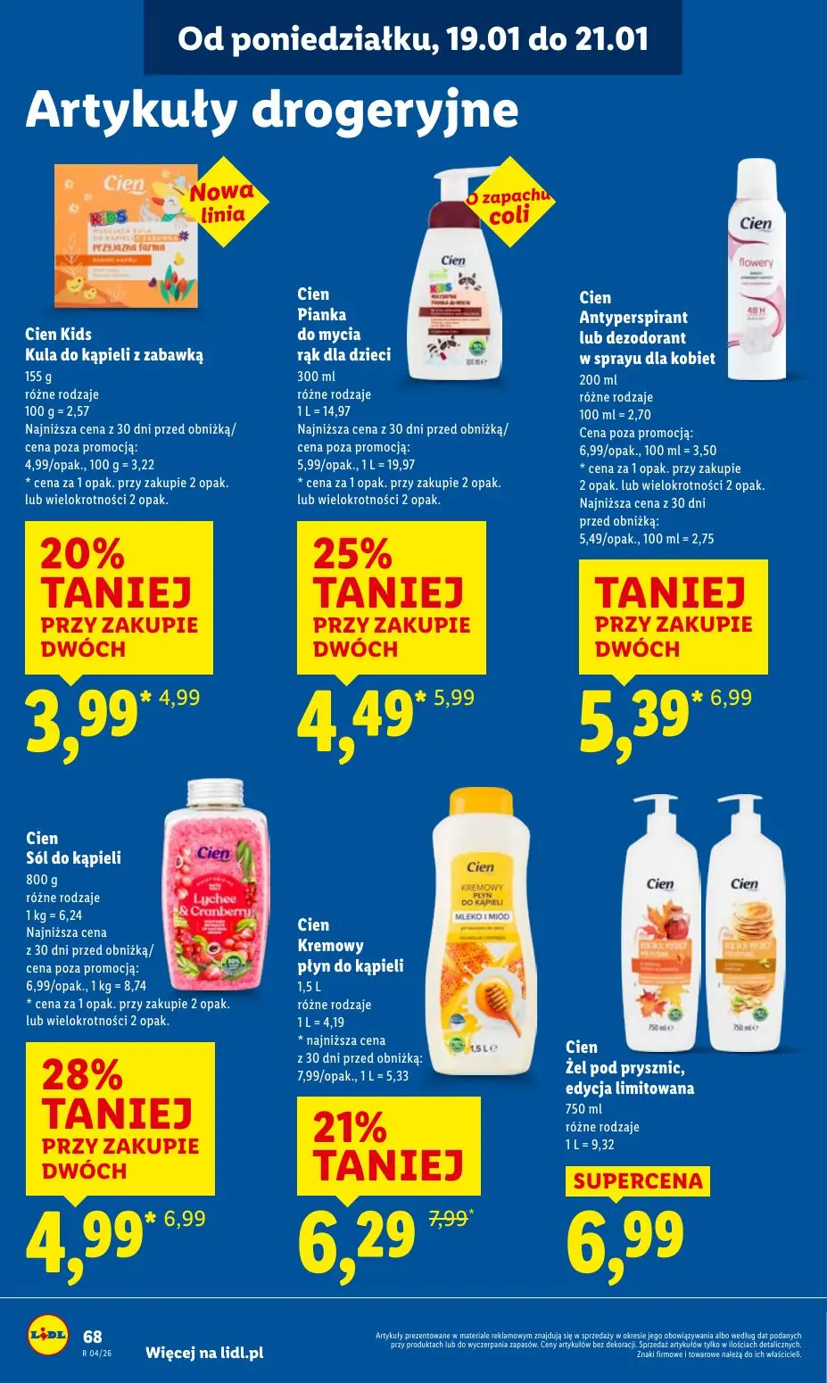 gazetka promocyjna LIDL Od poniedziałku - Strona 68