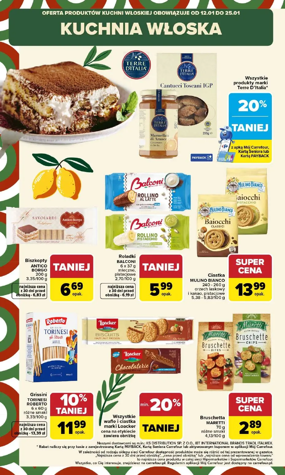 gazetka promocyjna Carrefour Smaki Świata kuchnia Włoska - Strona 2