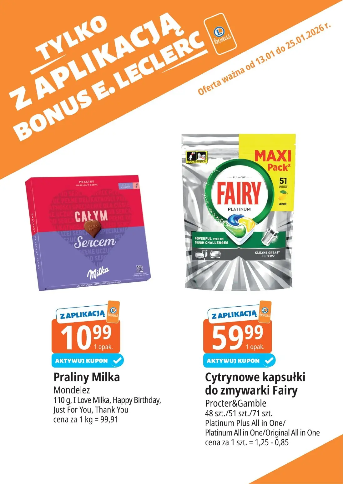 gazetka promocyjna E.Leclerc Bonus skanujesz kasę zyskujesz! - Strona 15