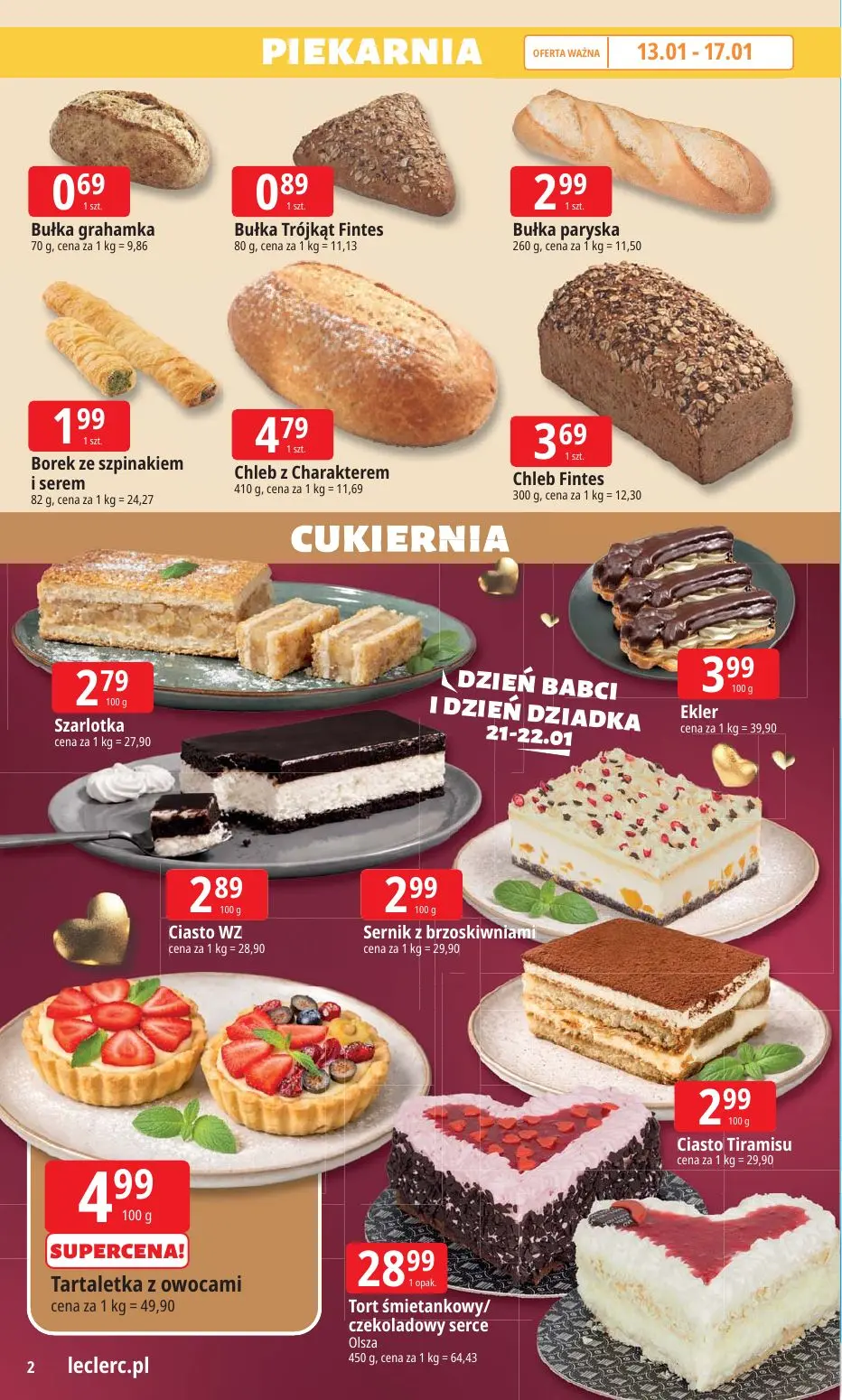 gazetka promocyjna E.Leclerc Dzień Babci i Dziadka - oferta rozszerzona - Strona 2