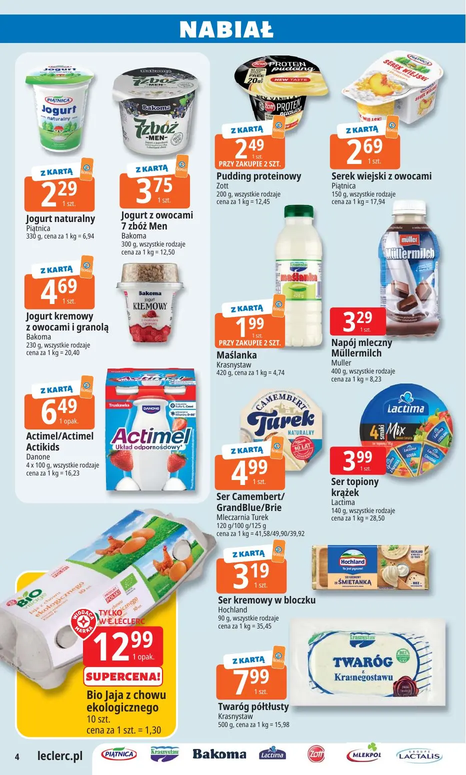 gazetka promocyjna E.Leclerc Dzień Babci i Dziadka - oferta rozszerzona - Strona 4