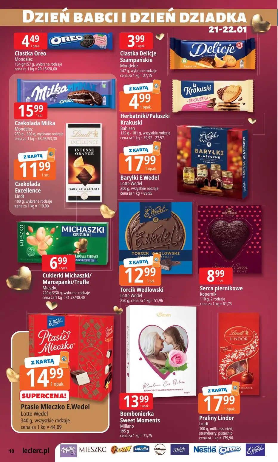 gazetka promocyjna E.Leclerc Dzień Babci i Dziadka - oferta rozszerzona - Strona 10