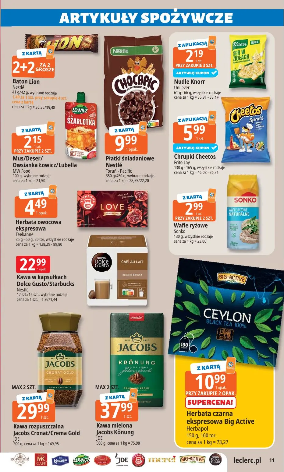 gazetka promocyjna E.Leclerc Dzień Babci i Dziadka - oferta rozszerzona - Strona 11