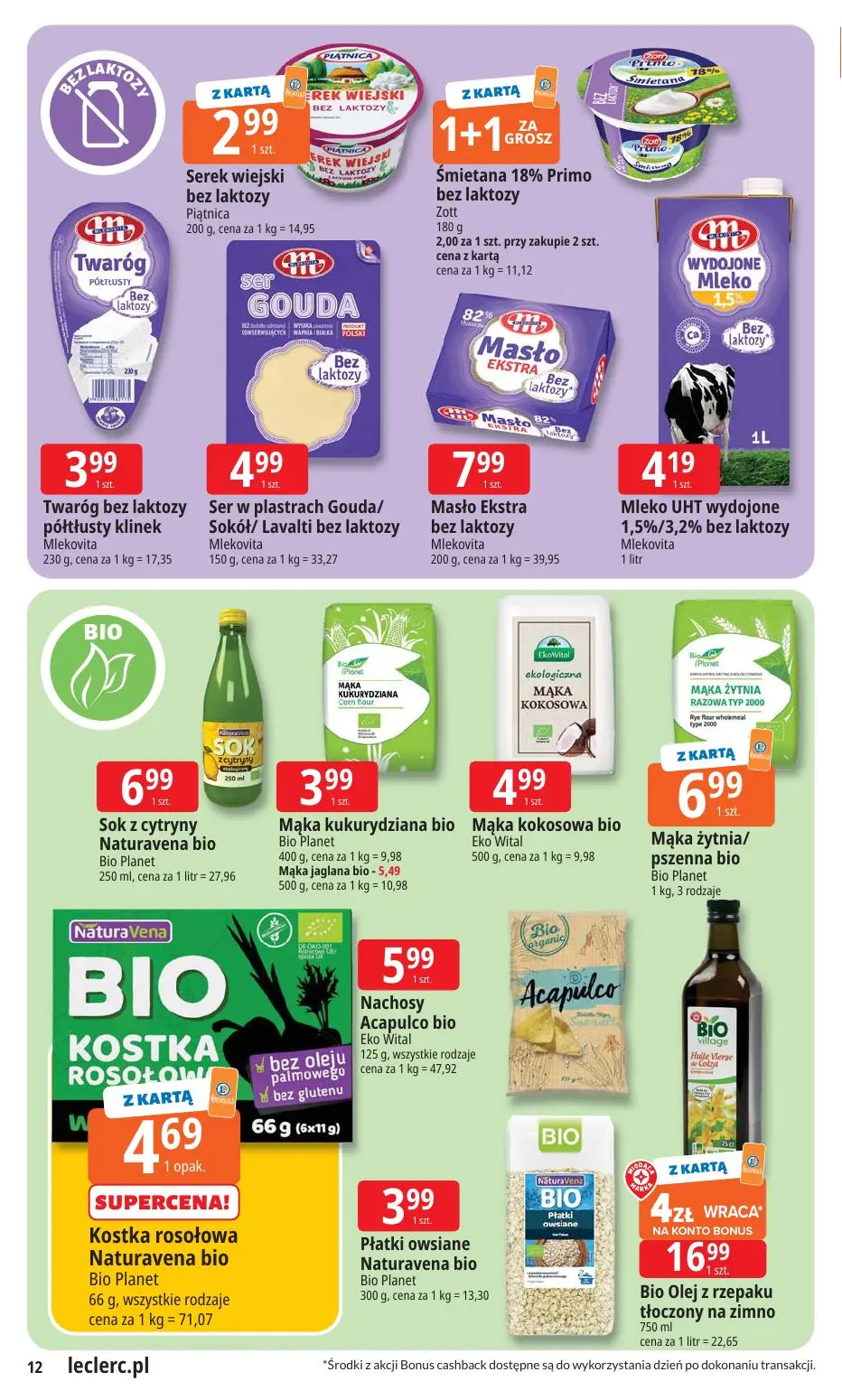 gazetka promocyjna E.Leclerc Dzień Babci i Dziadka - oferta rozszerzona - Strona 12