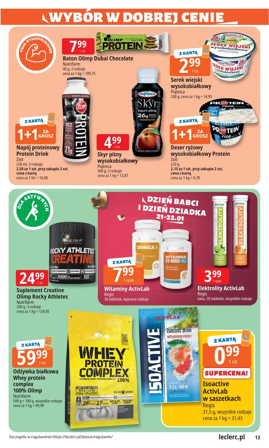 gazetka promocyjna E.Leclerc Dzień Babci i Dziadka - oferta rozszerzona - Strona 13