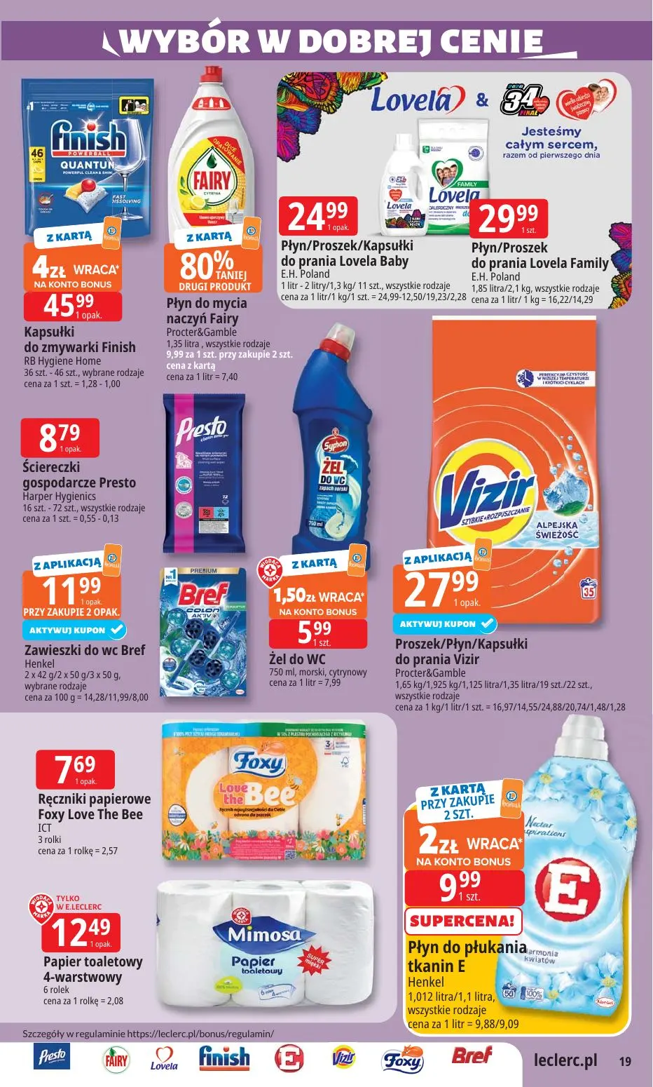 gazetka promocyjna E.Leclerc Dzień Babci i Dziadka - oferta rozszerzona - Strona 19