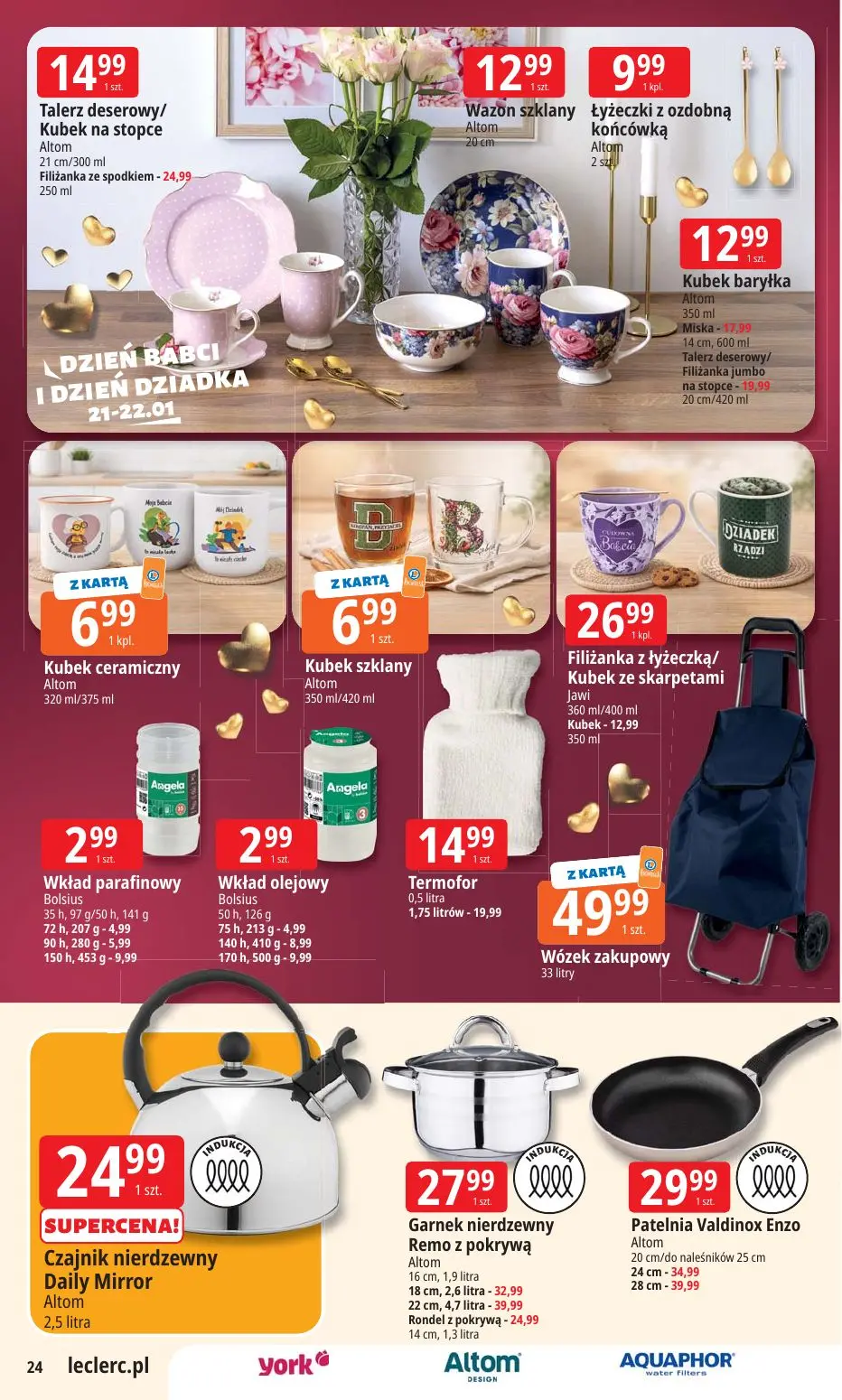 gazetka promocyjna E.Leclerc Dzień Babci i Dziadka - oferta rozszerzona - Strona 24