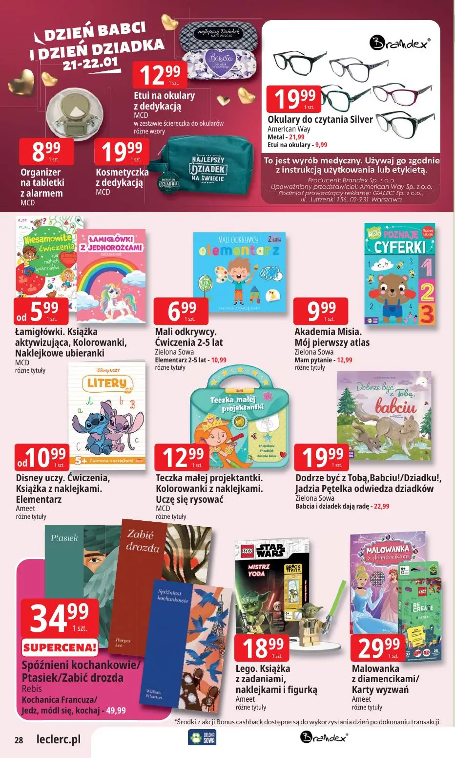 gazetka promocyjna E.Leclerc Dzień Babci i Dziadka - oferta rozszerzona - Strona 28