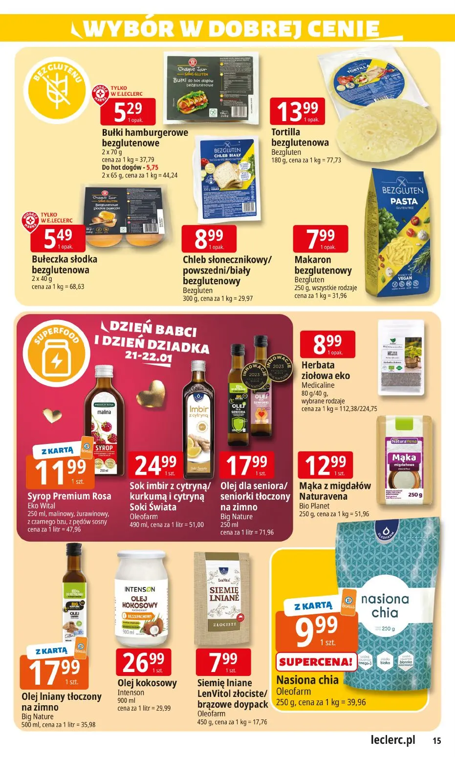gazetka promocyjna E.Leclerc Dzień Babci i Dziadka - Strona 15
