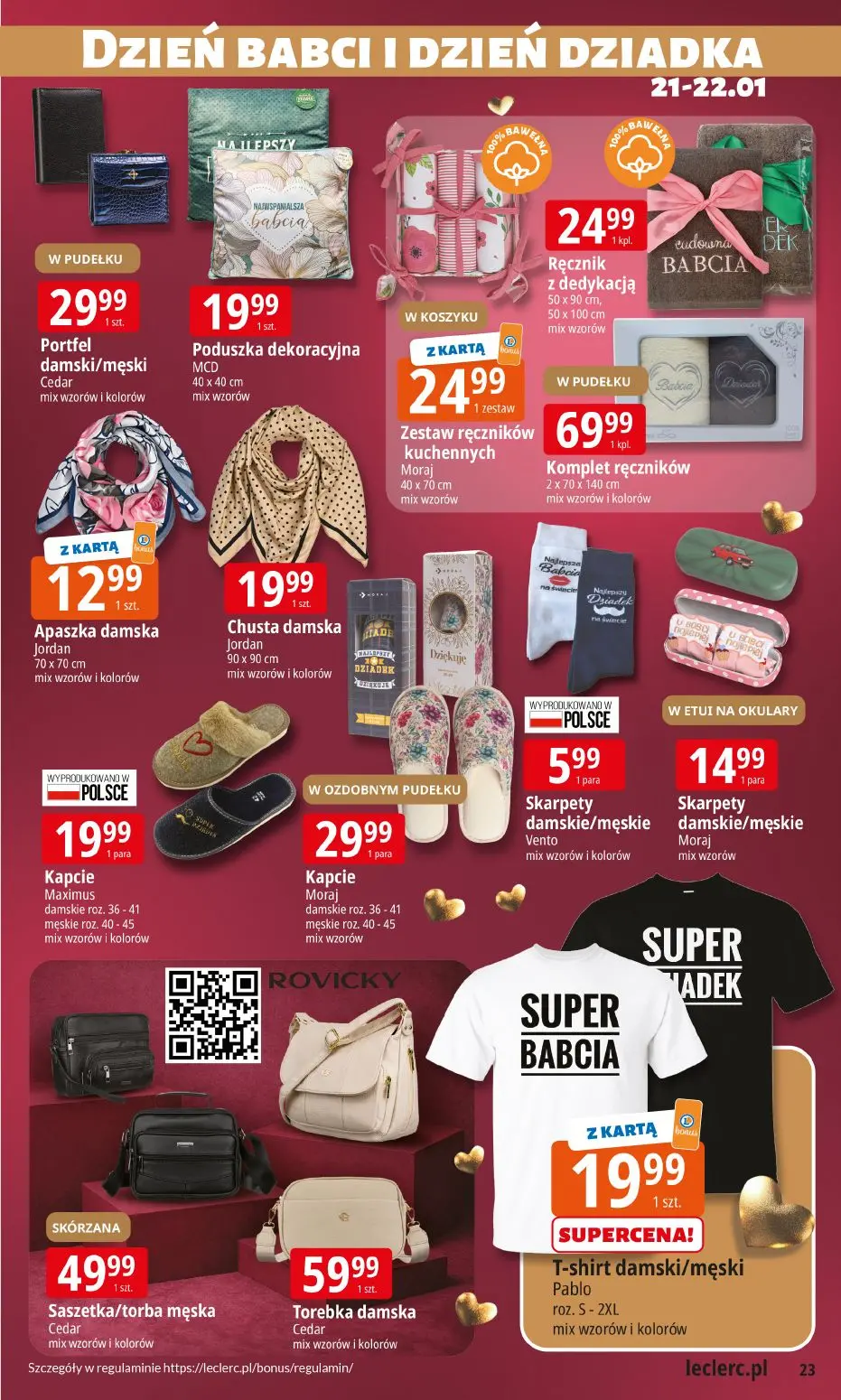 gazetka promocyjna E.Leclerc Dzień Babci i Dziadka - Strona 23