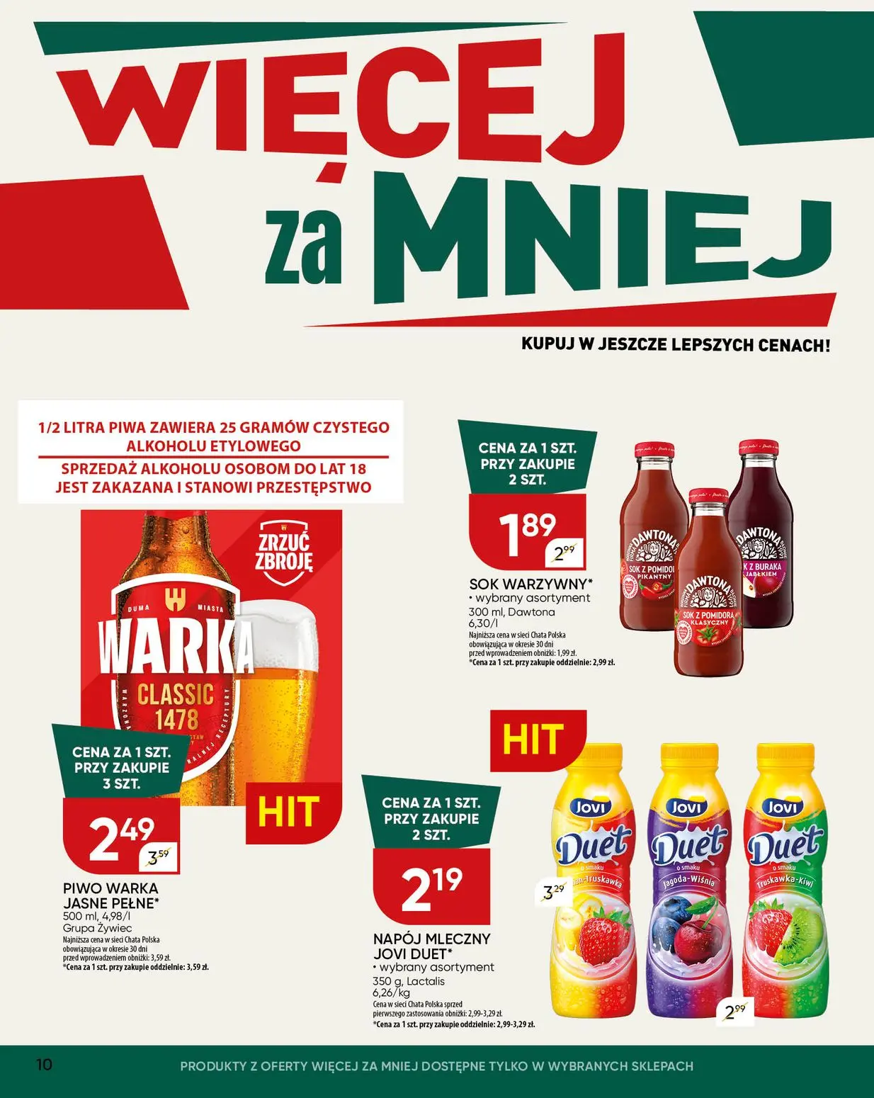 gazetka promocyjna Chata Polska  - Strona 10