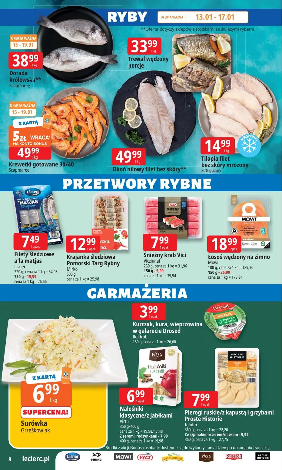 gazetka promocyjna E.Leclerc Dzień Babci i Dziadka w super cenie  - Strona 8
