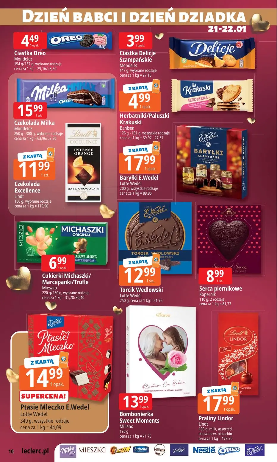 gazetka promocyjna E.Leclerc Dzień Babci i Dziadka w super cenie  - Strona 10