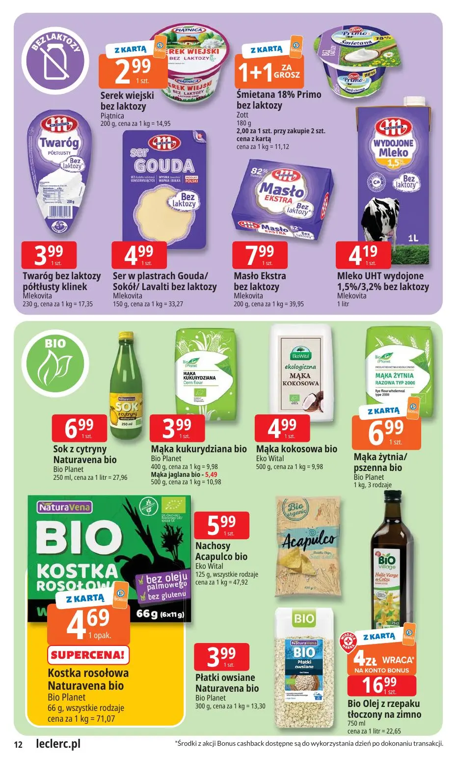 gazetka promocyjna E.Leclerc Dzień Babci i Dziadka w super cenie  - Strona 12