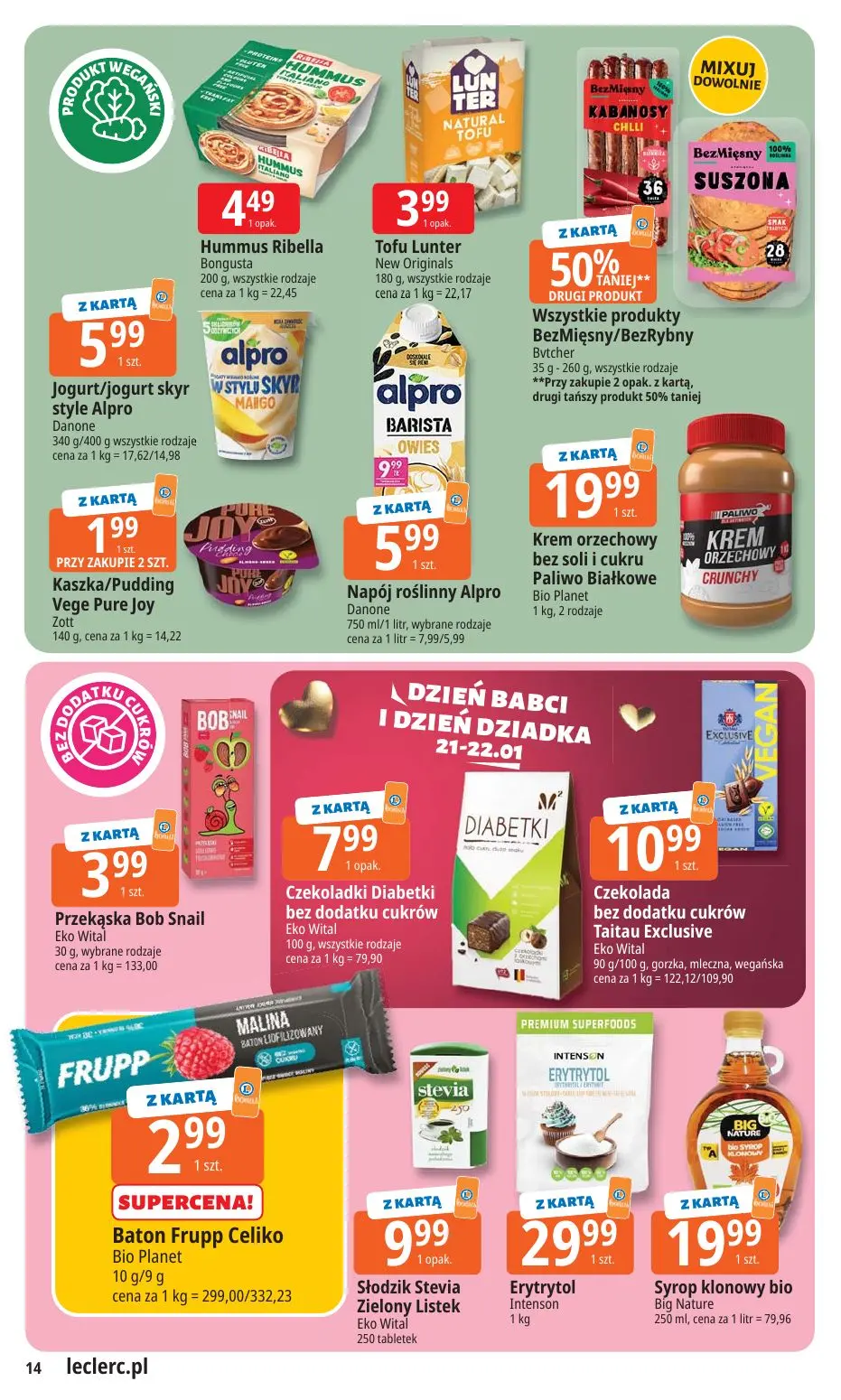 gazetka promocyjna E.Leclerc Dzień Babci i Dziadka w super cenie  - Strona 14
