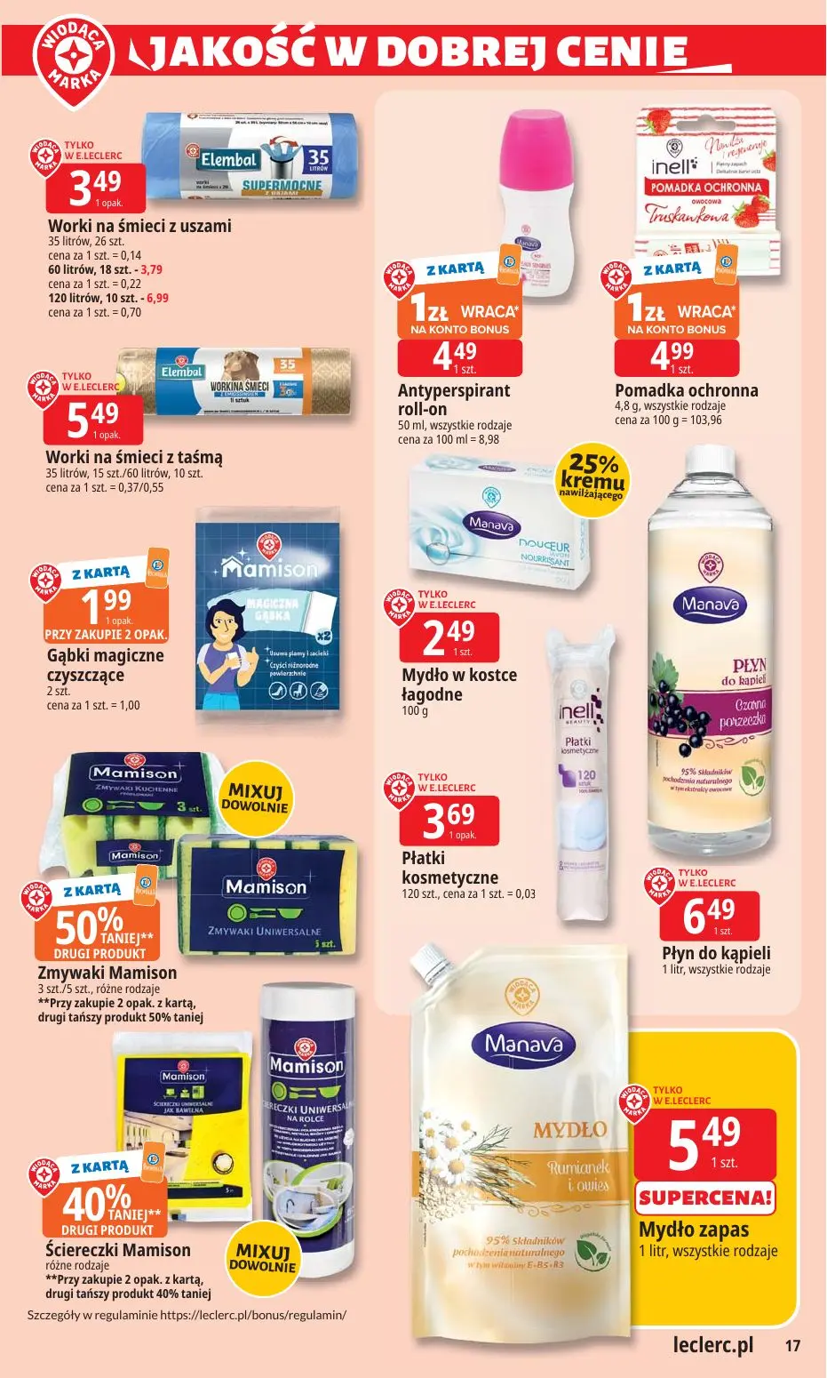 gazetka promocyjna E.Leclerc Dzień Babci i Dziadka w super cenie  - Strona 17