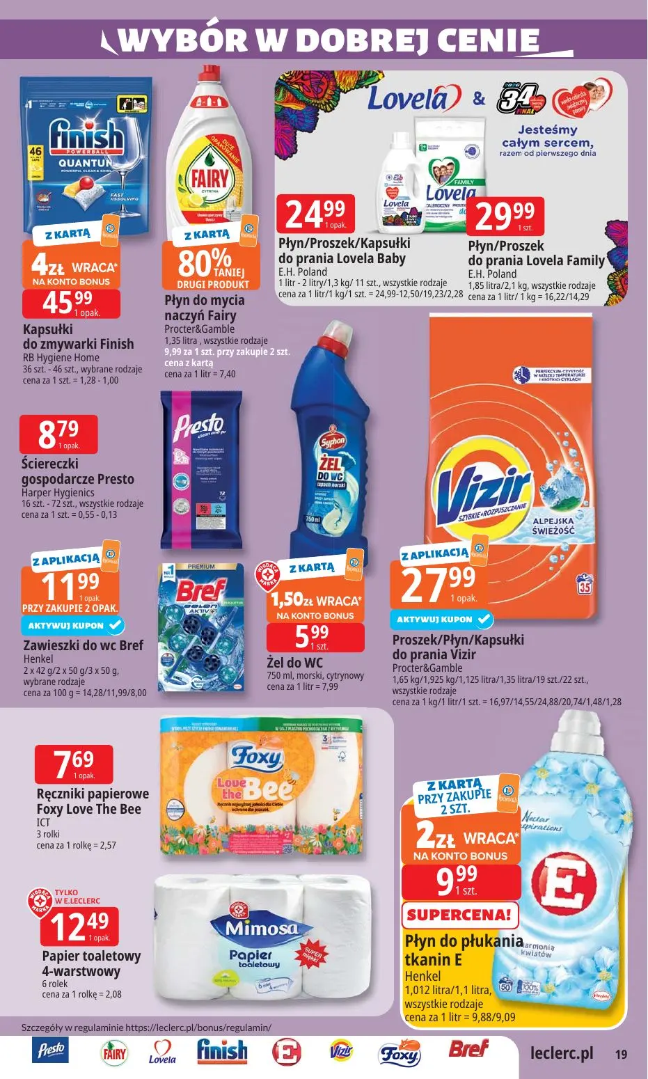 gazetka promocyjna E.Leclerc Dzień Babci i Dziadka w super cenie  - Strona 19